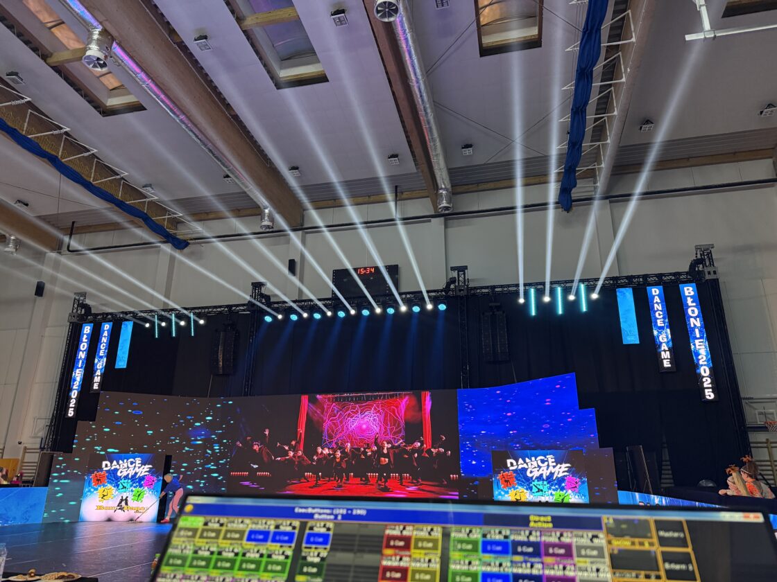 Dance Game – Konkurs Tańca Realizacja oświetlenia scenicznego MHLIGHT